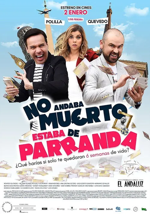 Póster de la película No andaba muerto, estaba de parranda (2020)