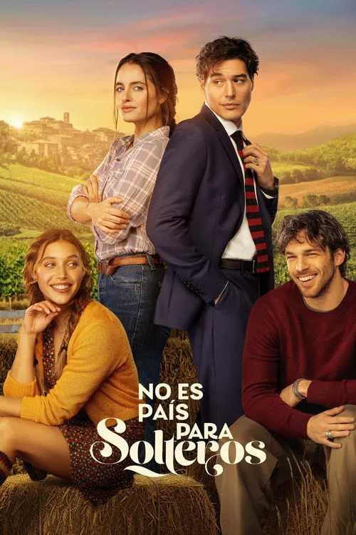 Póster oficial de la película No es país para solteros estrenada en 2026