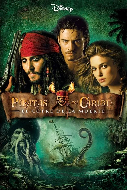Póster de la película Piratas del Caribe: El cofre de la muerte (2006)