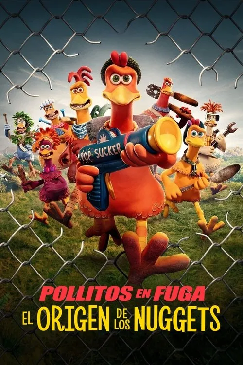 Póster de la película Pollitos en fuga: El origen de los nuggets (2023)