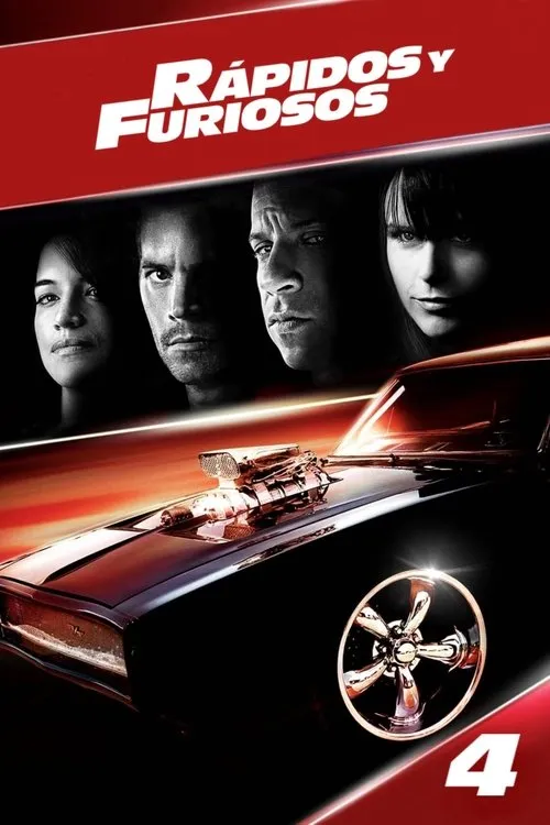Póster de la película Rápidos y furiosos 4 (2009)