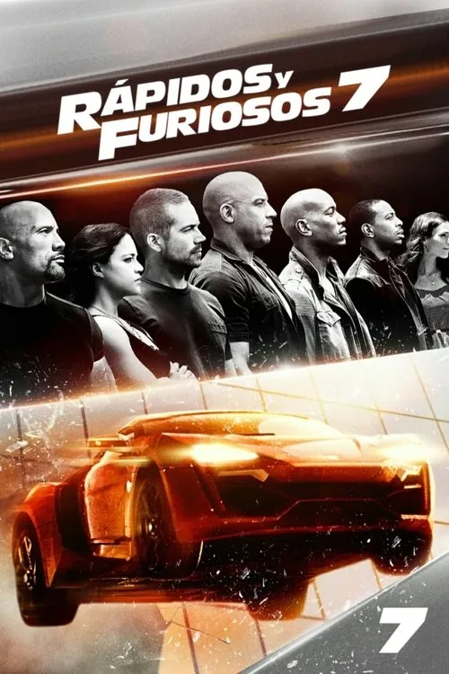 Póster de la película Rápidos y furiosos 7 (2015)