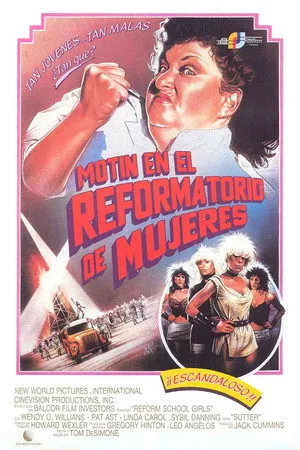 Póster oficial de la película Reformatorio de Señoritas estrenada en 1986