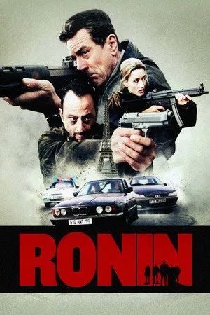 Póster oficial de la película Ronin estrenada en 1998