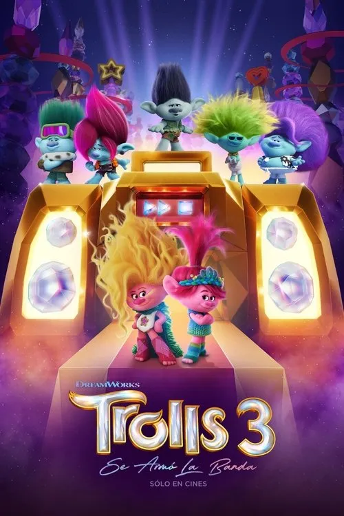 Póster de la película Trolls 3: Se armó la banda (2023)